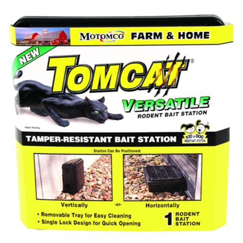 Tomcat 33441 Tamper Resistant Bait Station For Rats And Mice