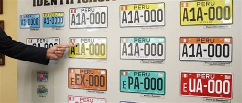 Aap Los Tipos De Placas En El Perú Según El Reglamento Nacional De Tránsito Asociación