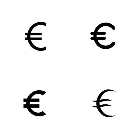 Premium Vector | Euro currency symbol vektor