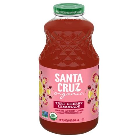 Santa Cruz Organic Tart Cherry Lemonade 32 Fl Oz Ralphs