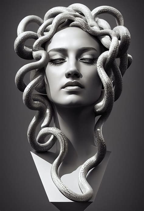 Medusa ceramic 3D sculpture | Medusa artwork, Medusa art, Greek tattoos