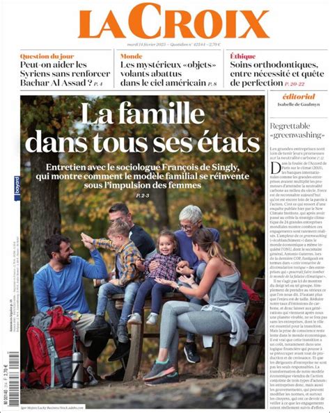 newspaper la croix france newspapers  france tuesdays edition