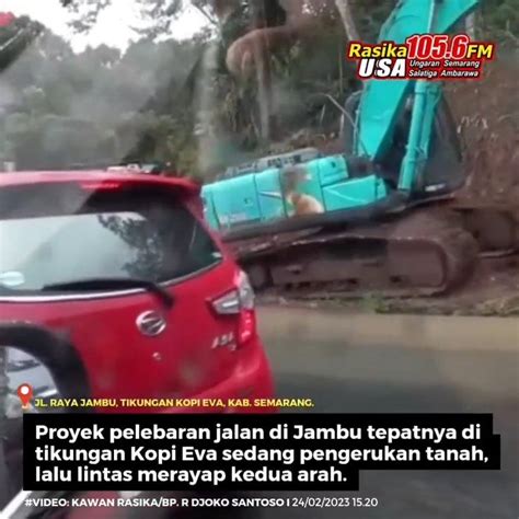 Proyek Pelebaran Jalan Di Jambu Kab Semarang Tepatnya Kopi Eva