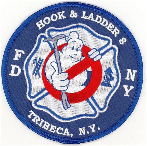 New York City Hook And Ladder 8 Tribeca Ghostbusters Patch Etsy