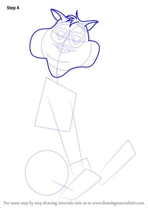 How To Draw Jaune Tom From Gay Purr Ee Gay Purr Ee Step By Step