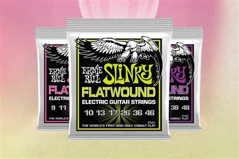 Ernie Ball Releases Flatwound Electric Guitars Strings