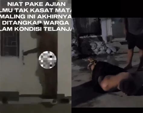 Maling Tanpa Busana Berkeliaran Di Bekasi Ditangkap Warga Malah Heran