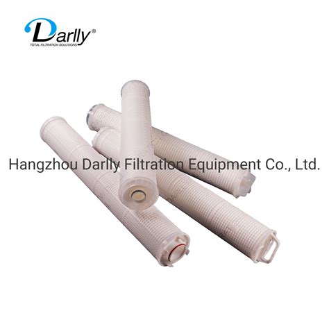 Darlly High Flow Glass Fiber Pleated Filter Cartridge For Fuel Mining