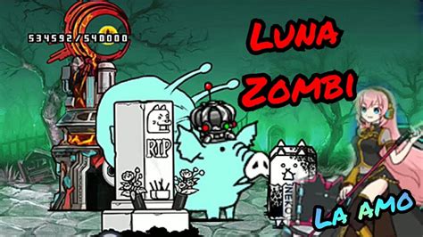 Ta Luna Zombi Asi Consegui De Energia The Battle Cats Youtube