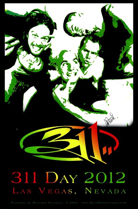 311 Poster, Painting of 311 Band vintage 1995 by SethProductions.com ...