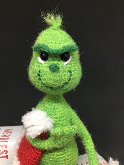 Christmas Grinch Inspired Amigurumi Crochet Pattern Crochet Etsy