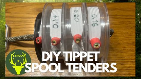 DIY Tippet Spool Tenders YouTube