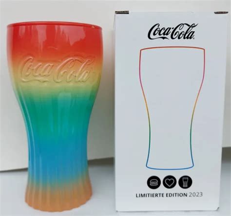 1 DELIVERY REGENBOGENGLAS 2023 McDonalds Limitiert Coca Cola Glas