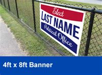 Campaign Special Custom Vinyl Banner - 4x8 Banner