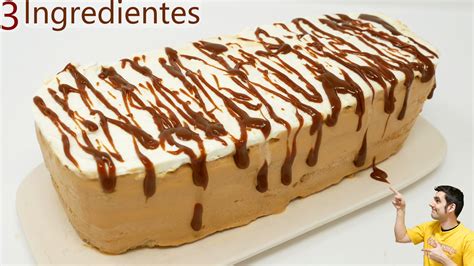 Pastel De Tres Ingredientes Con Dulce De Leche Golosolandia Recetas Y Vídeos De Postres Y Tartas