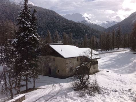 Ospiz Chapella Cinuos Chel Winter In Engadin St Moritz