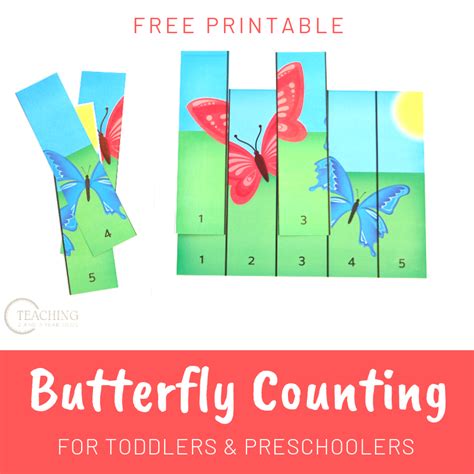 Learn How To Count With This Fun Butterfly Activity Butterflies