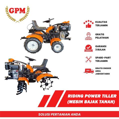 Jual Mesin Mobil Alat Traktor Riding Cultivator Bajak Ladang Sawah