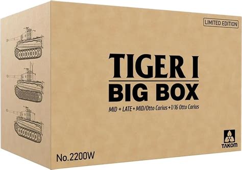 Amazon Takom Model Tank Tiger I Big Box Mid Late Mid Otto