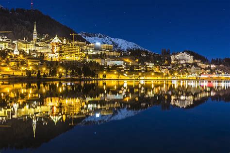 10800 Engadin Pegunungan Alpen Swiss Foto Stok Potret And Gambar