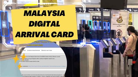 Malaysia Digital Arrival Card: A Complete MDAC Guide