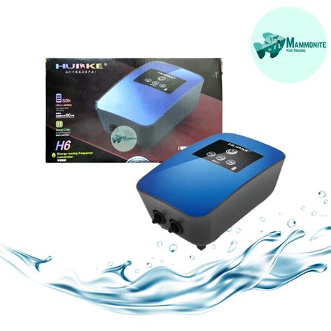 Huike AC DC Rechargeable Air Pump H20 80 Hours With Lithium Battery 7L