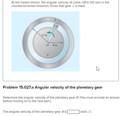 [solved] At The Instant Shown The Angular Velocity Of Crank Ob Is 130 Course Hero