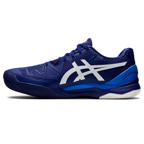 Asics Gel Resolution 8 Clay Shoes Blue Smashinn