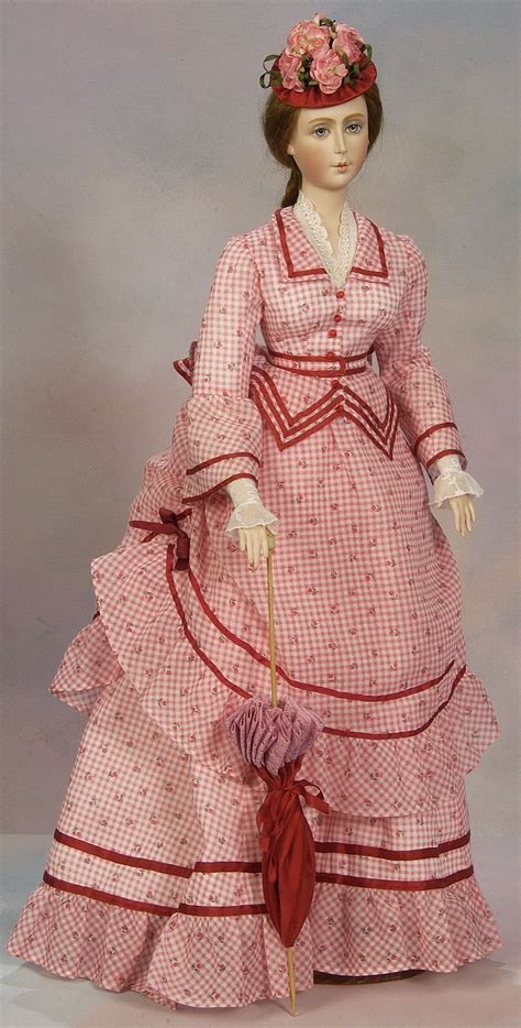 Summer Visiting Dress Doll Clothes Victorian Dolls Victorian