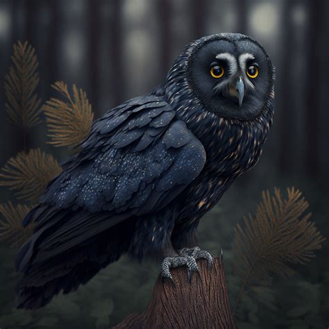 Black Owl Species in The Ground | World Anvil