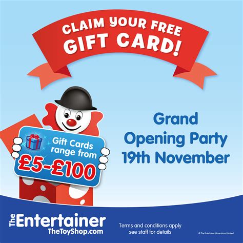 The Entertainer Opening 19 November St Enoch Centre