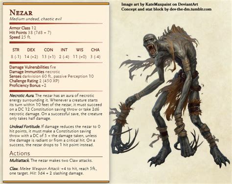 Pin By Jason Hobbs On Monsters To Use Dungeons And Dragons Rules Dnd