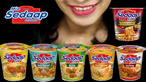 Asmr Mie Sedap Cup Aneka Varian Rasa Youtube