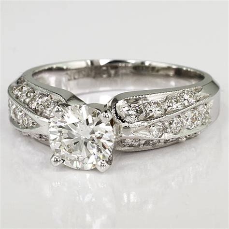 Diamond Pavé Engagement Setting Adiamor