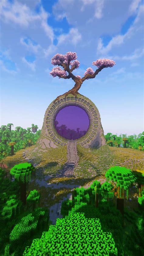 how to make a minecraft nether portal 10