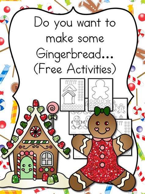 Free Printable Gingerbread Man Worksheets