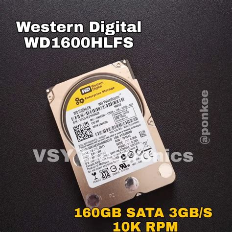 Western Digital Veloci Raptor In Wd Hlfs Gb Sata Gb S K Rpm