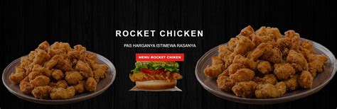 Harga Menu Rocket Chicken Berbagai Daerah Di Indonesia