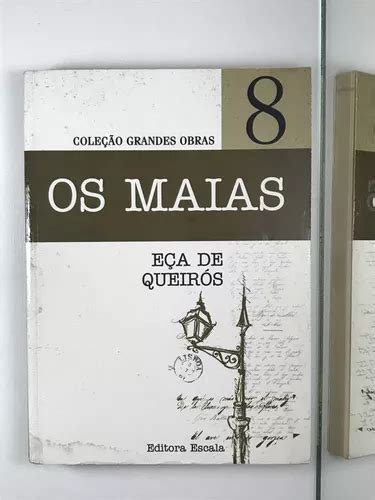 Livro Os Maias Eça De Queirós Coleção Grandes Obras Vol 8 Editora