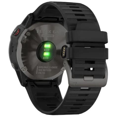 Garmin Fenix 6x Pro Sapphire Cinza Preto Cinta 51mm Relógio Inteligente