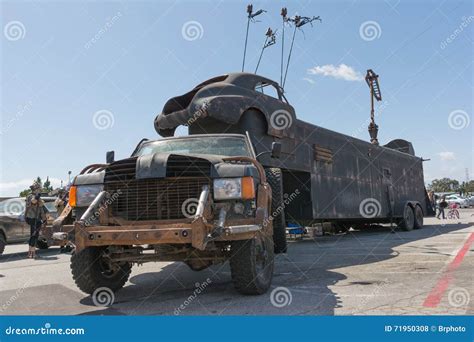 Post-apocalyptic Survival Truck Editorial Stock Photo - Image of apocalyptic, bartertown: 71950308