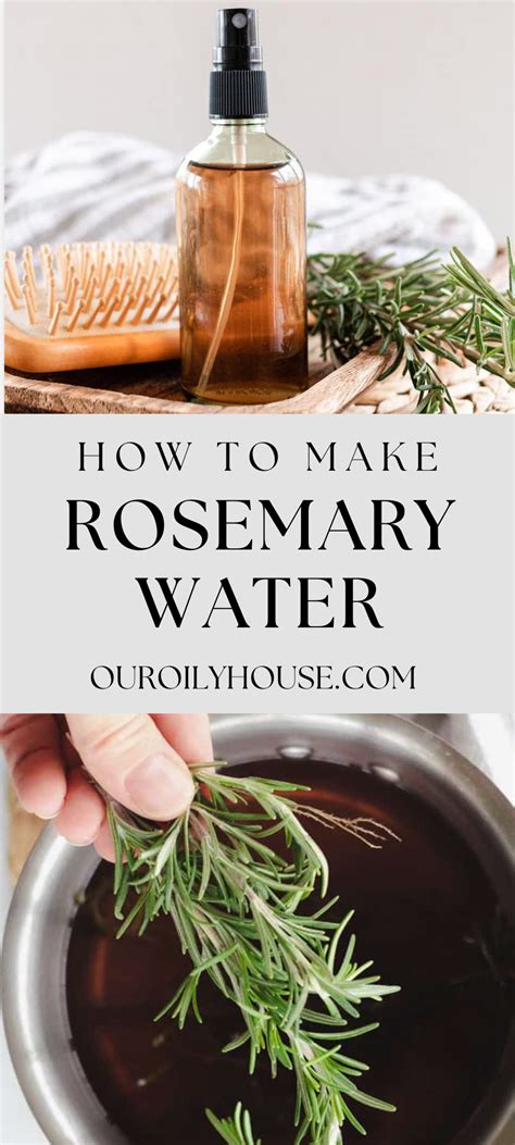 How To Make Rosemary Water For Hair Rosemary Water Rosemary Oil For Hair Healthy Natural