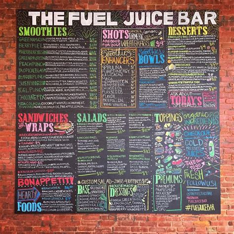 Dc Smoothie Food Truck Menu Foodswa