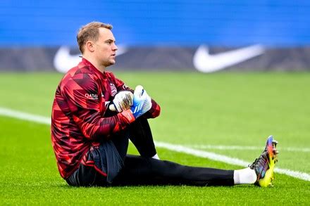 Munichs Goalkeeper Manuel Neuer Warms Prior Editorial Stock Photo