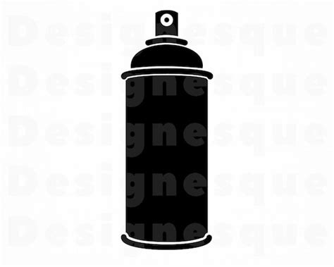 Spray Can SVG Hairspray Can SVG Spay Paint Svg Clipart Etsy