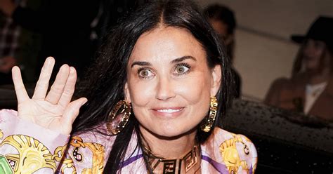 It Feels Like It S Her Baby Year Old Demi Moore In A Bikini Took A Lovely Pic With Her