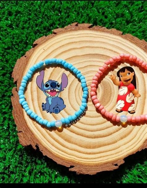 Pin De Agustina Ibarra Em Cumple Amparo Stitch Em Pulseiras De