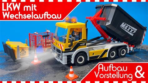 Playmobil LKW Mit Wechselaufbau 70444 Aufbau Vorstellung