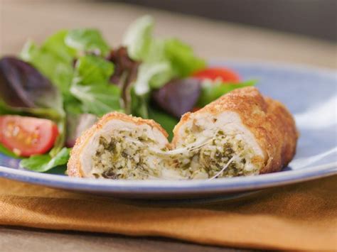 Crispy Artichoke Pesto Stuffed Chicken Recipe Food Network Kitchen