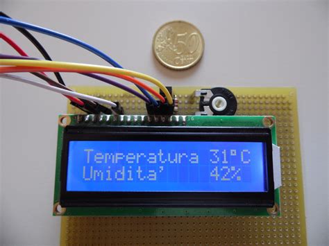 Aspettando Il Bus DHT11 E LCD1602 Con Arduino UNO R3